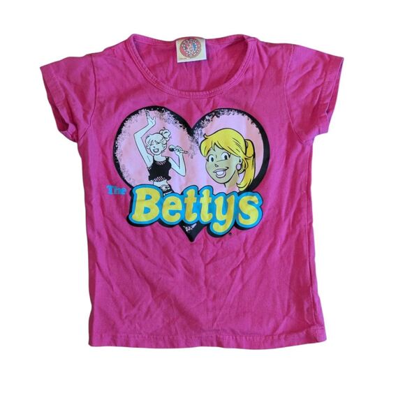 Archie Comics The Bettys T-Shirt Pink Girls - Picture 1 of 3